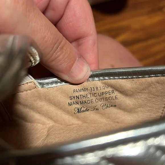 NIB Donald Pliner Pammy Women's Metallic Silver Quilted Slip-on Sneaker 38.5